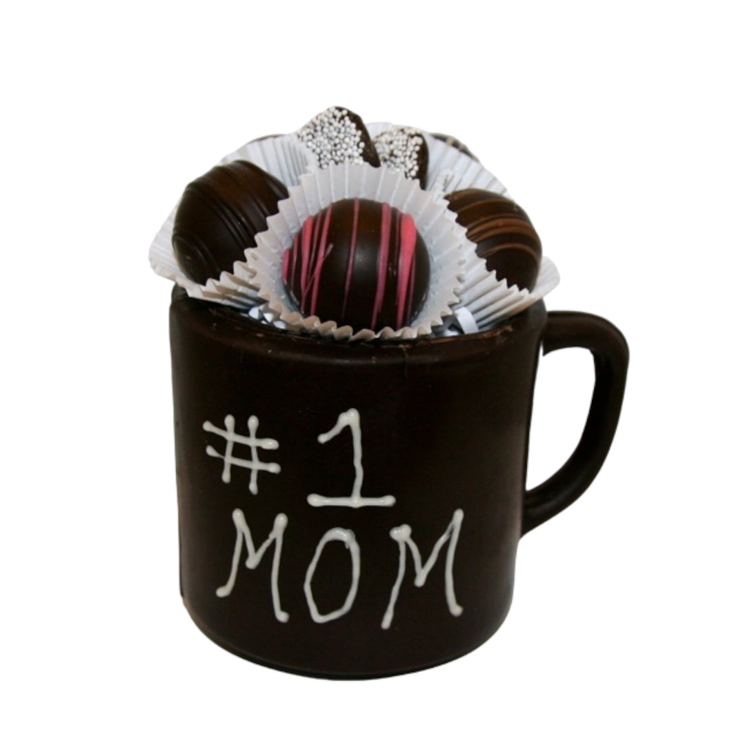 Number One Mom Chocolate Mug