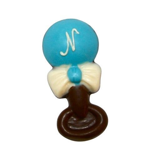 Monogrammed Baby Rattle