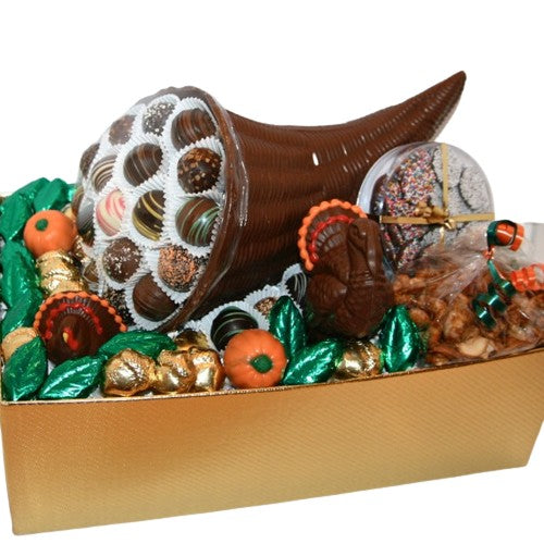 Cornucopia with Truffles in a Holiday Box
