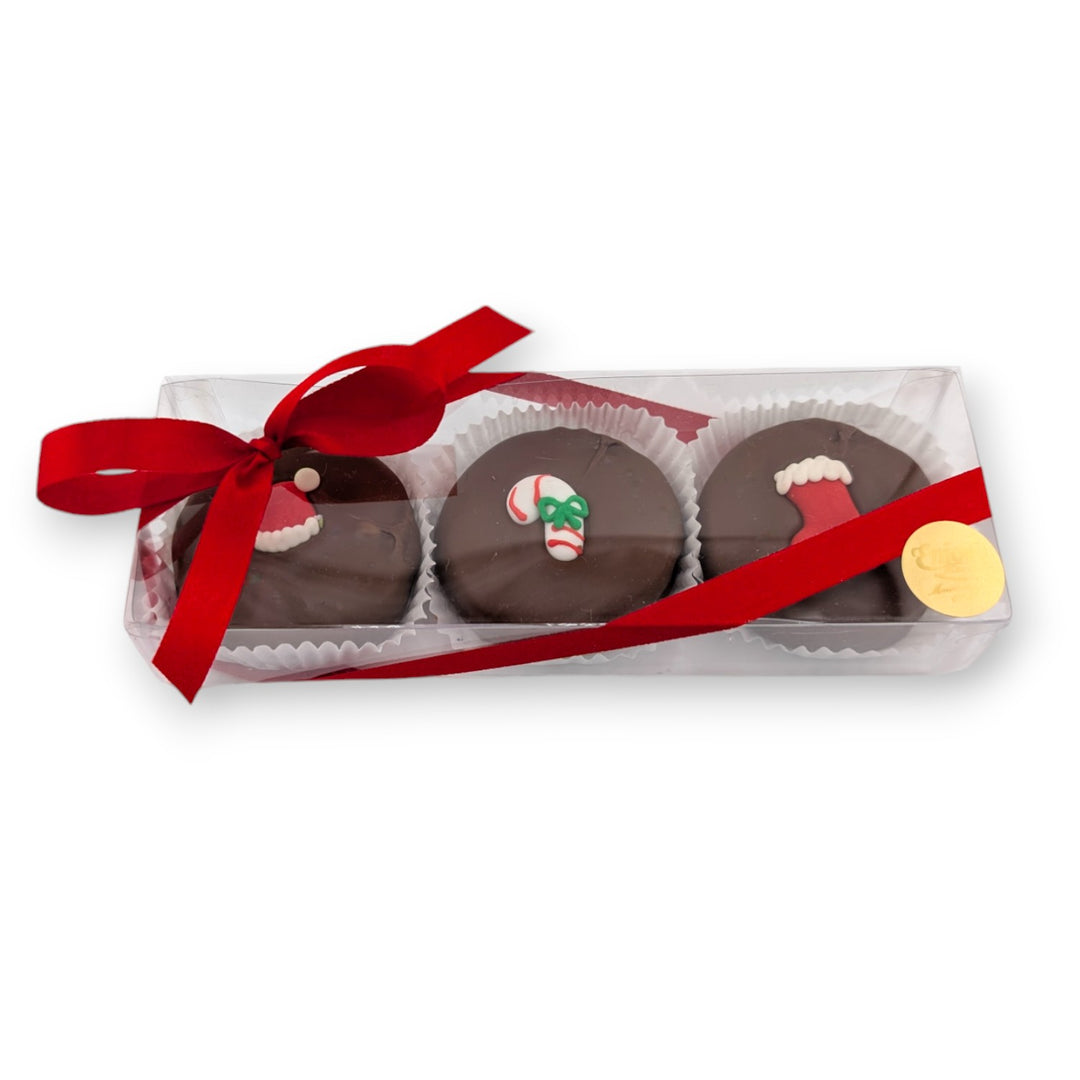 3 Piece Decorated Oreo Box - Christmas