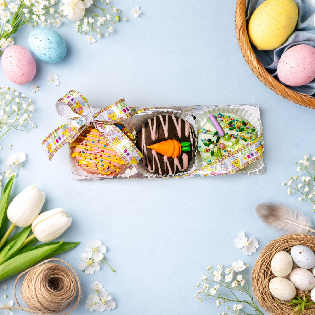 3-Piece Decorated Oreo Box - Easter