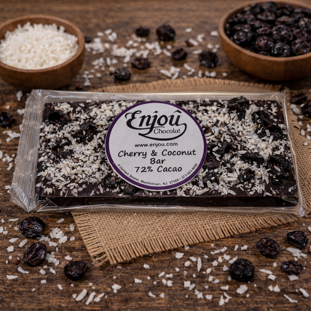 High Cocoa Cherry Coconut  Bar