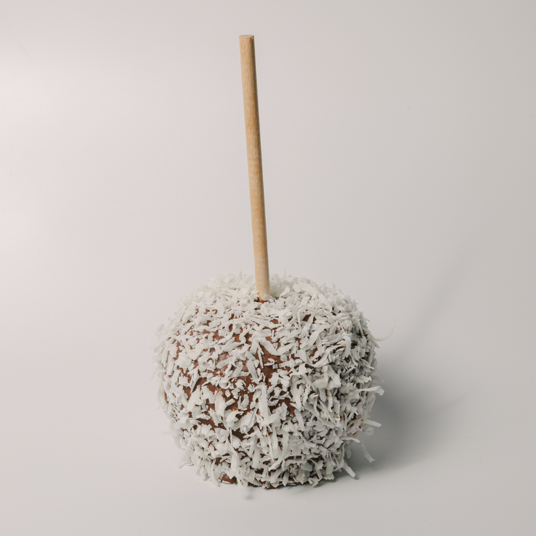 Coconut Chocolate Caramel Apple