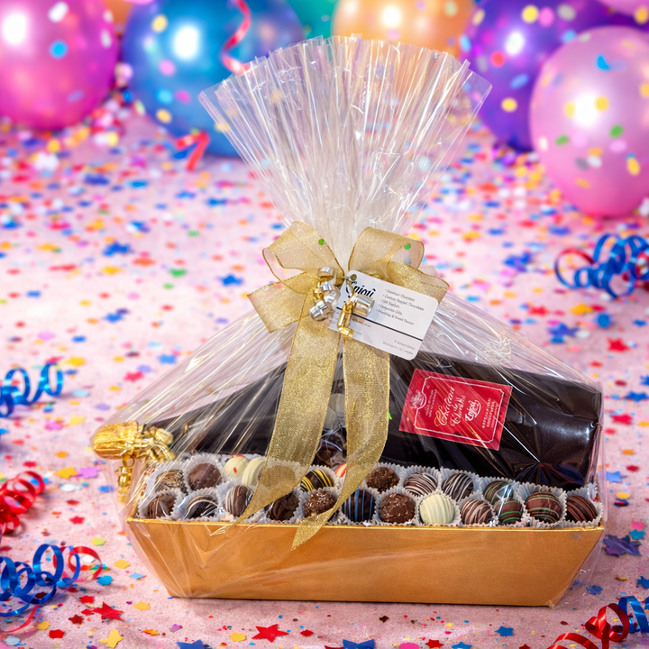 Open Champagne Truffle Basket