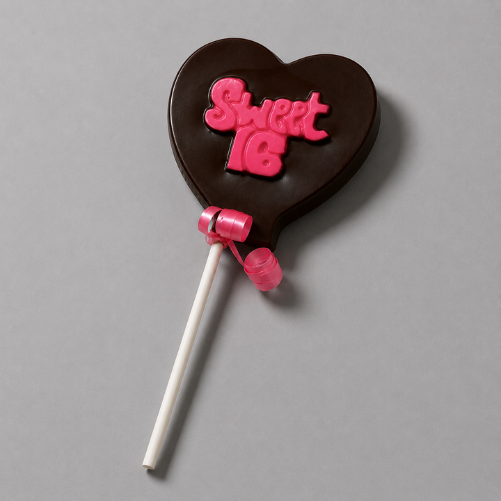 Sweet Sixteen Heart Lolly
