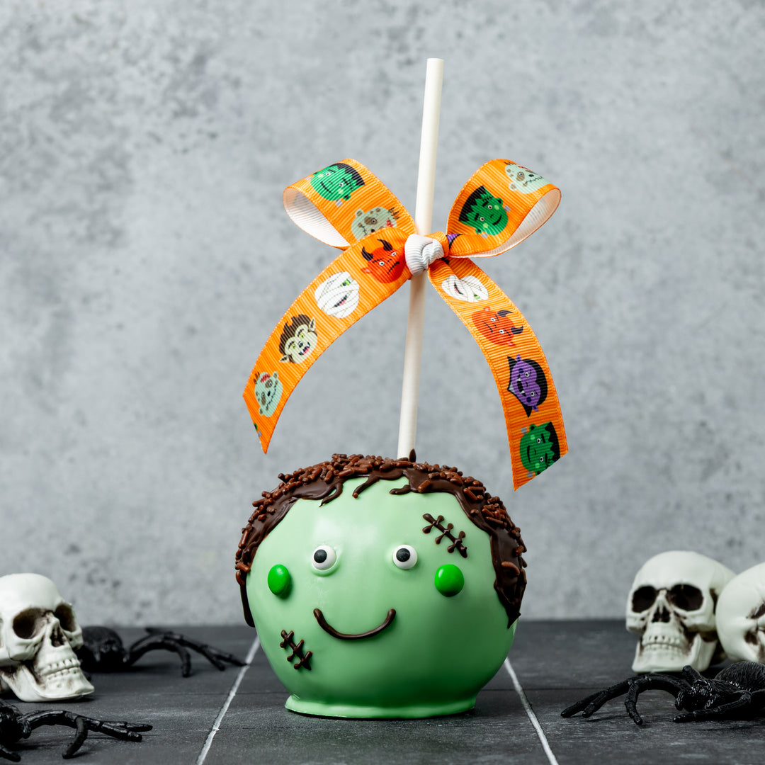 Frankenstein Chocolate Caramel Apple