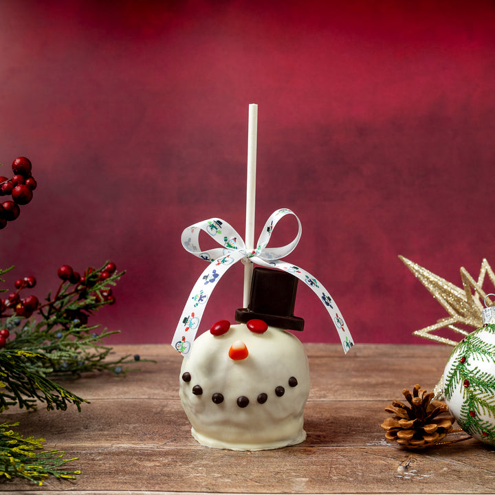 Christmas Chocolate Caramel Apple