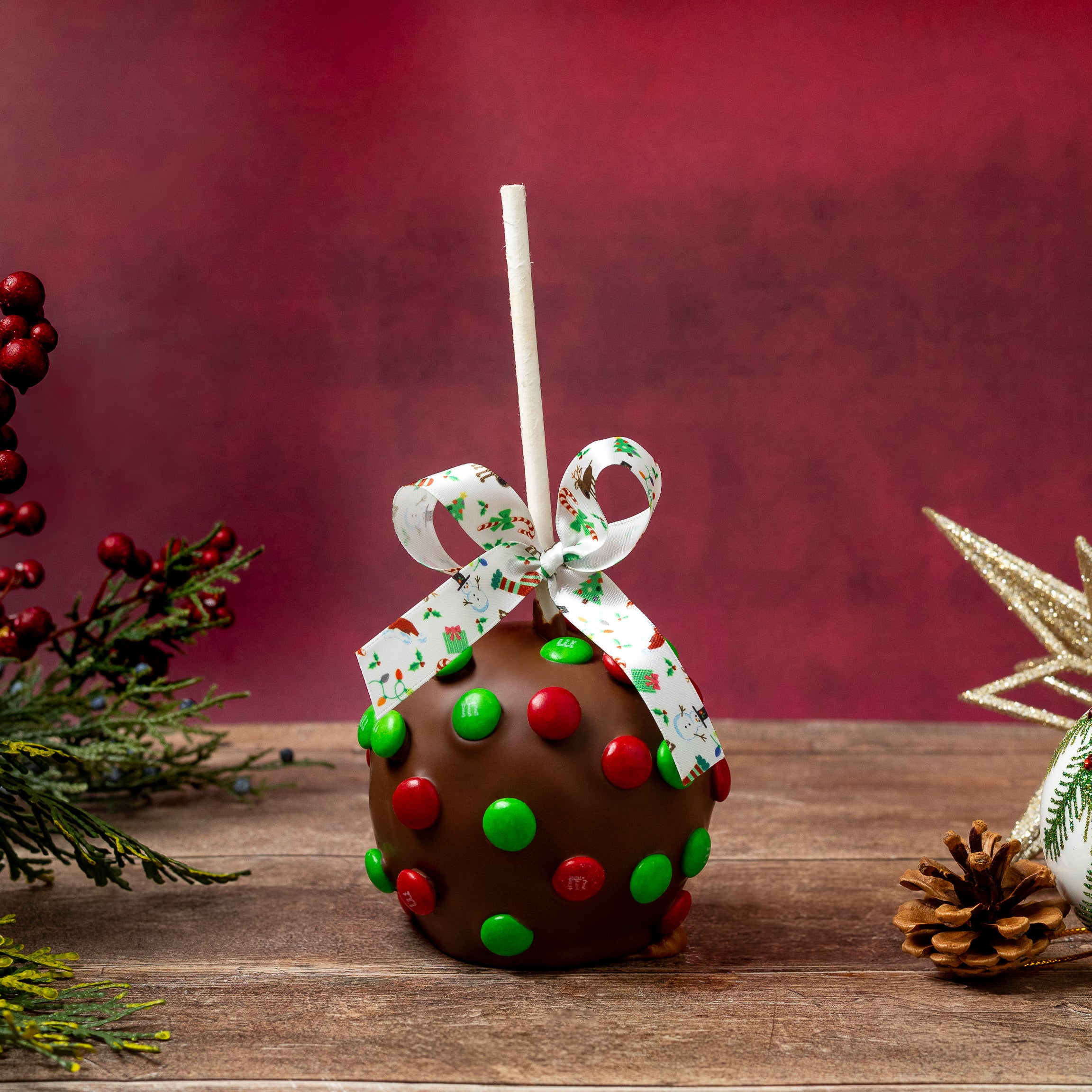 Christmas Chocolate Caramel Apple – Enjou Chocolat