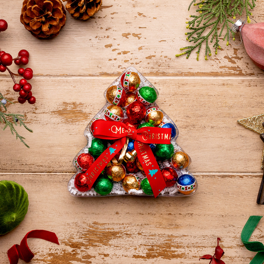 Clear Christmas Tree Gift Box