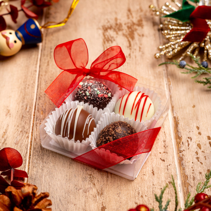 4-Piece Holiday Truffle Box