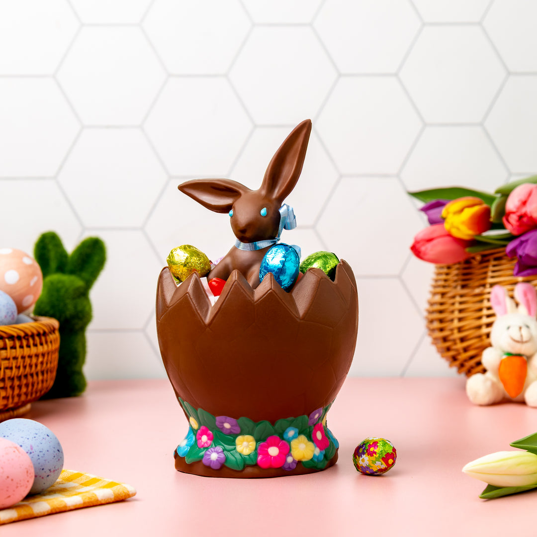 Floral Cracked Egg Edible Basket