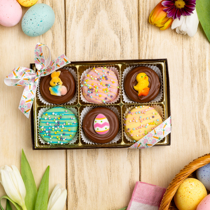 6-Piece Decorated Oreo Box - Easter