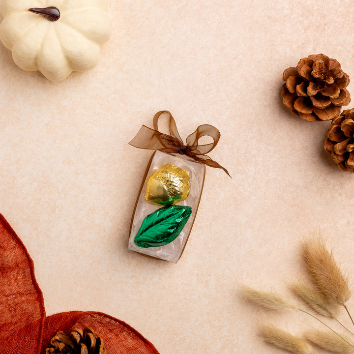 Foiled Acorn and Leaf Favor