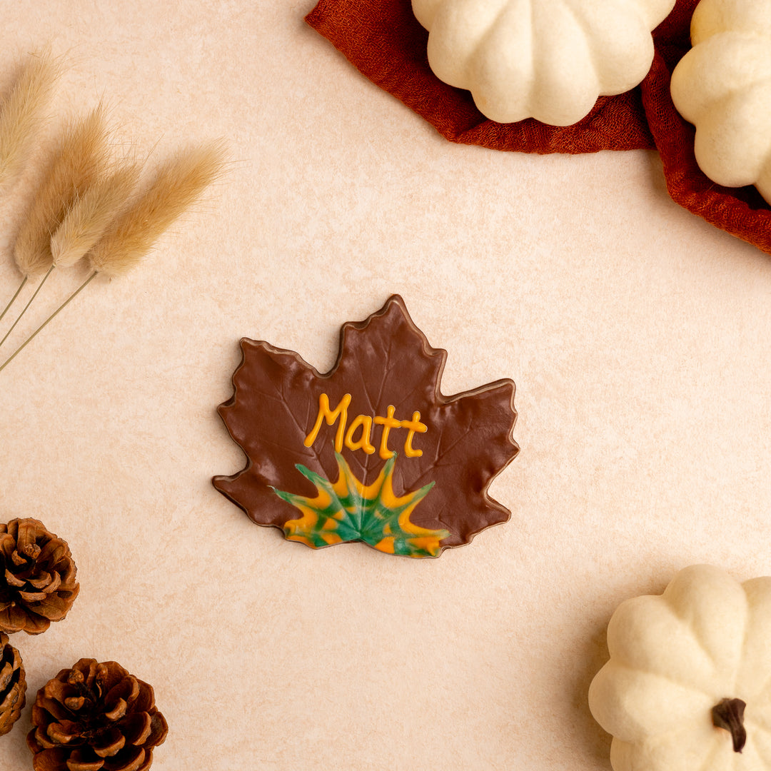 Autumn Leaf with Personalization