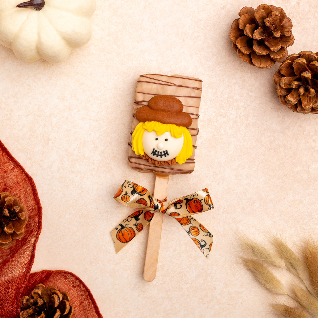 Fall Rice Krispies Pop