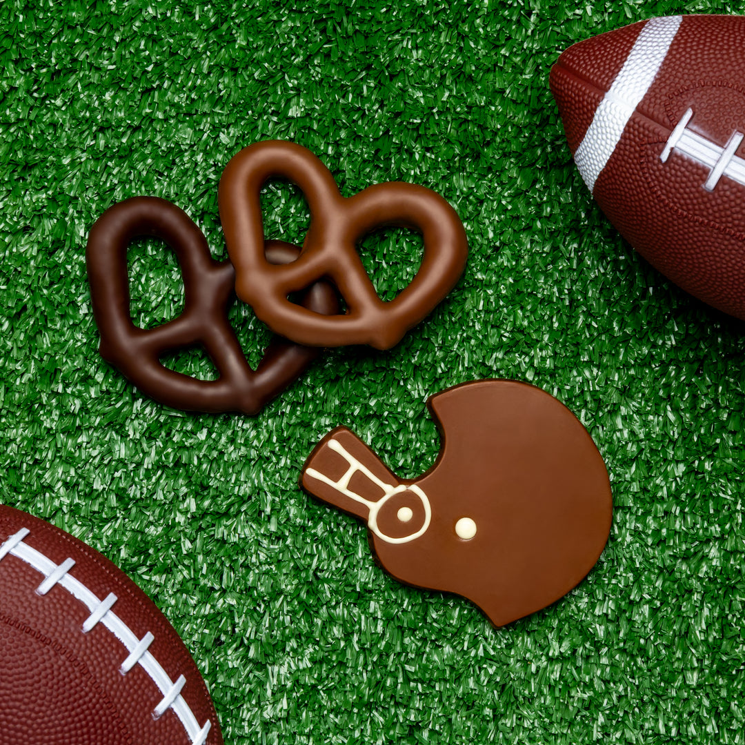 Football Pretzel Favor