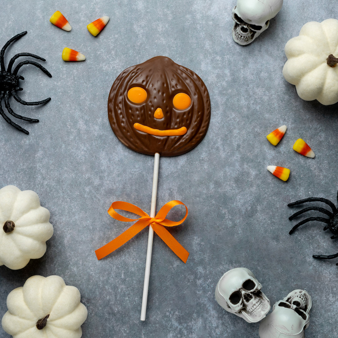 Large Pumpkin Face Lolly