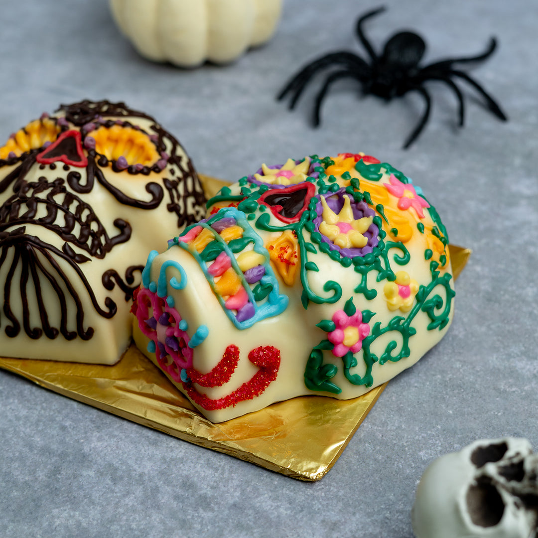 Mama Vida y Papa Muerte Skulls