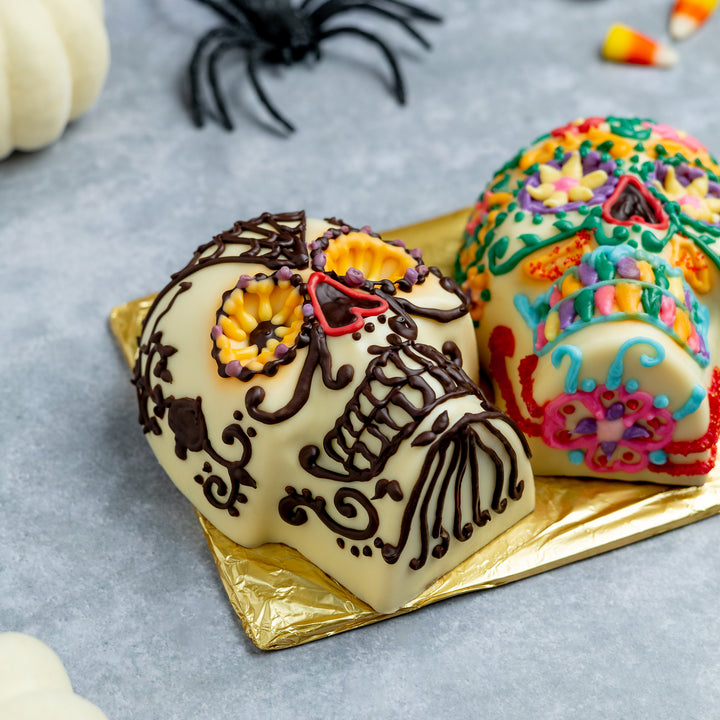 Mama Vida y Papa Muerte Skulls