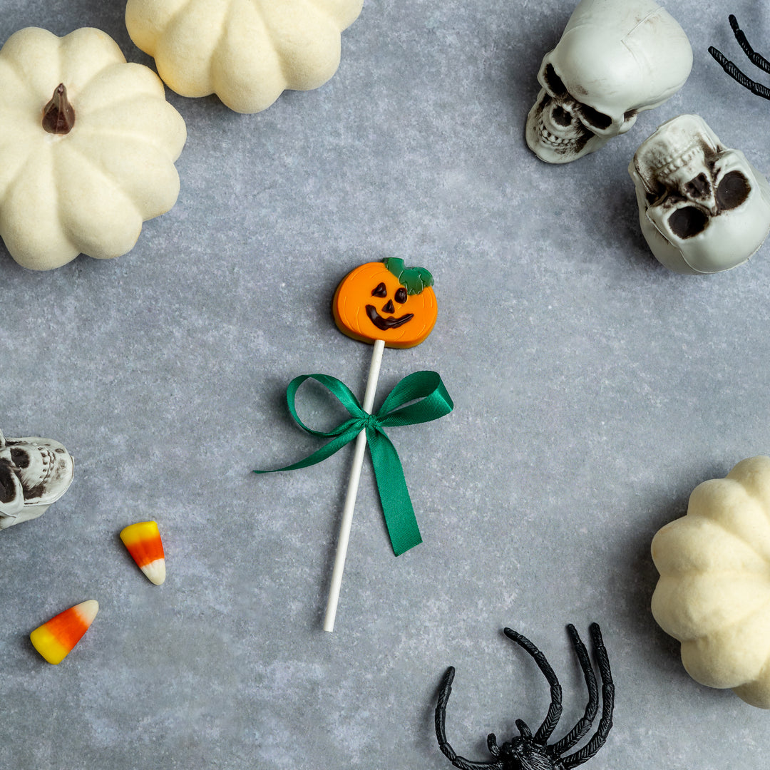 Bite-Sized Pumpkin Lolly