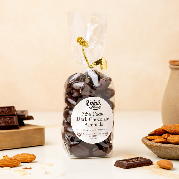 72% High Cocoa Dark Chocolate Almonds, photo 2