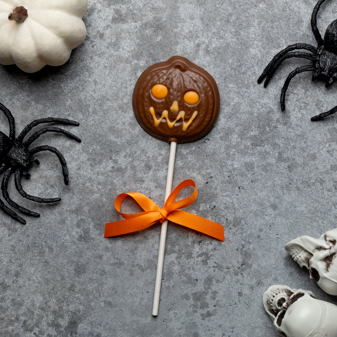 Pumpkin Face Lolly