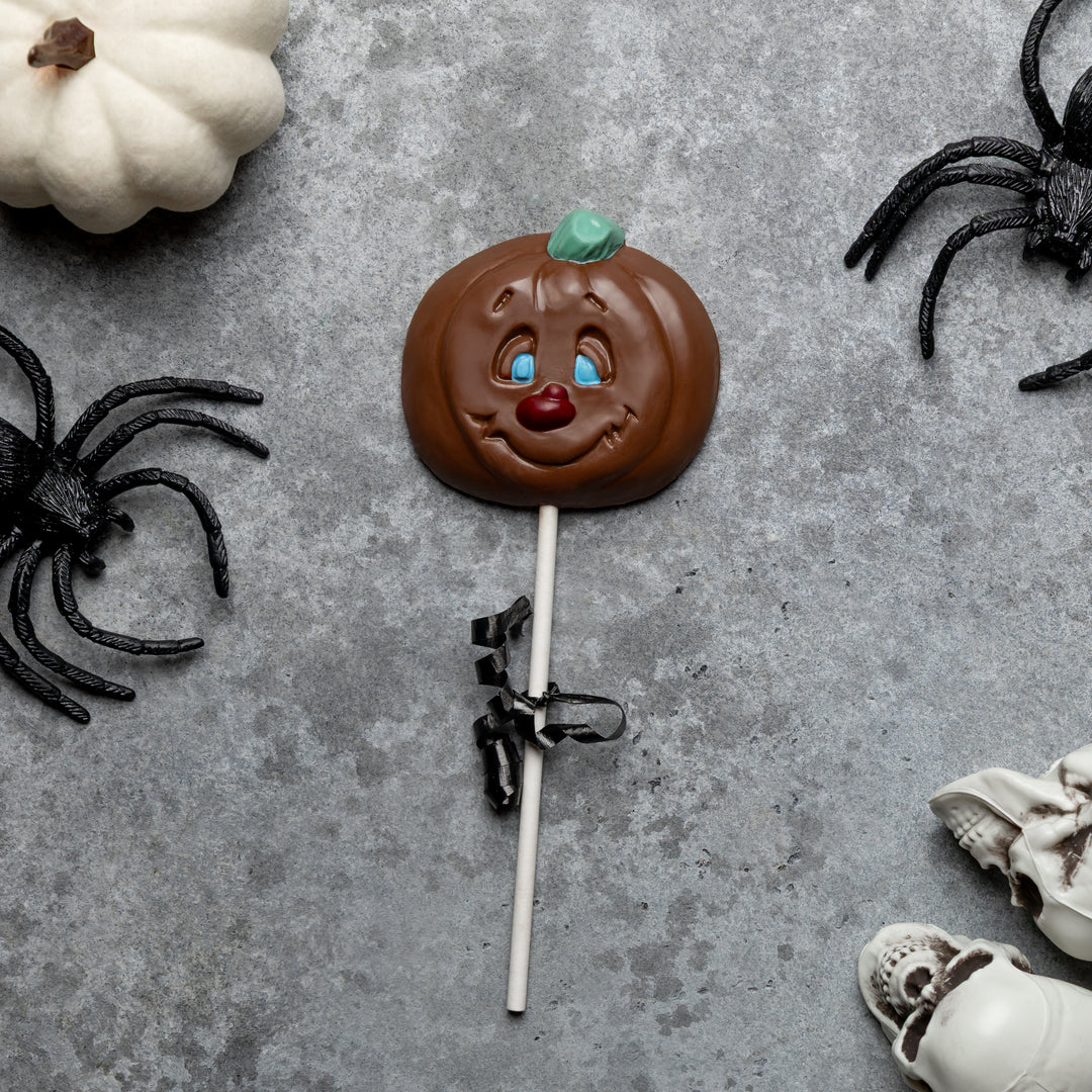 Nut Free Pumpkin Face Lolly