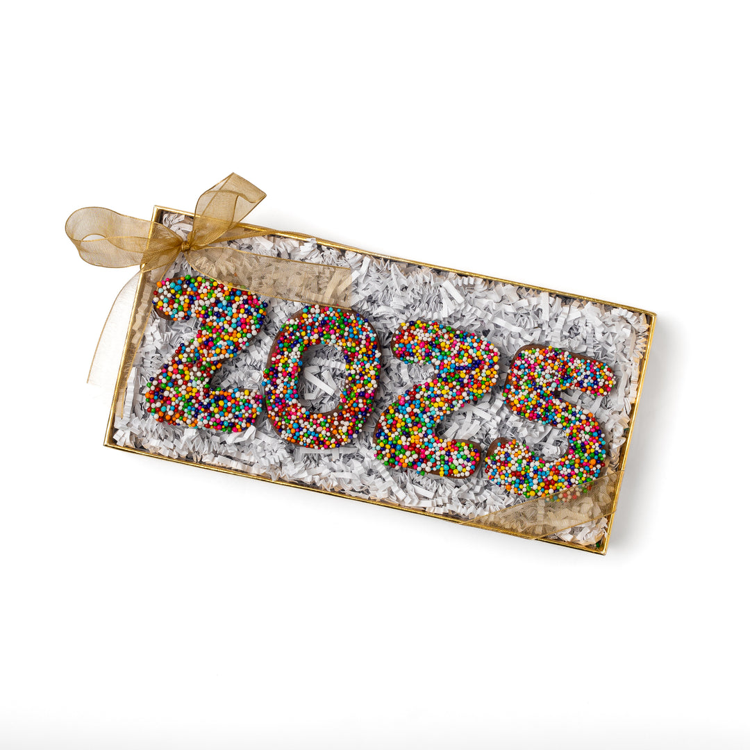 Year Number Box with Nonpareils