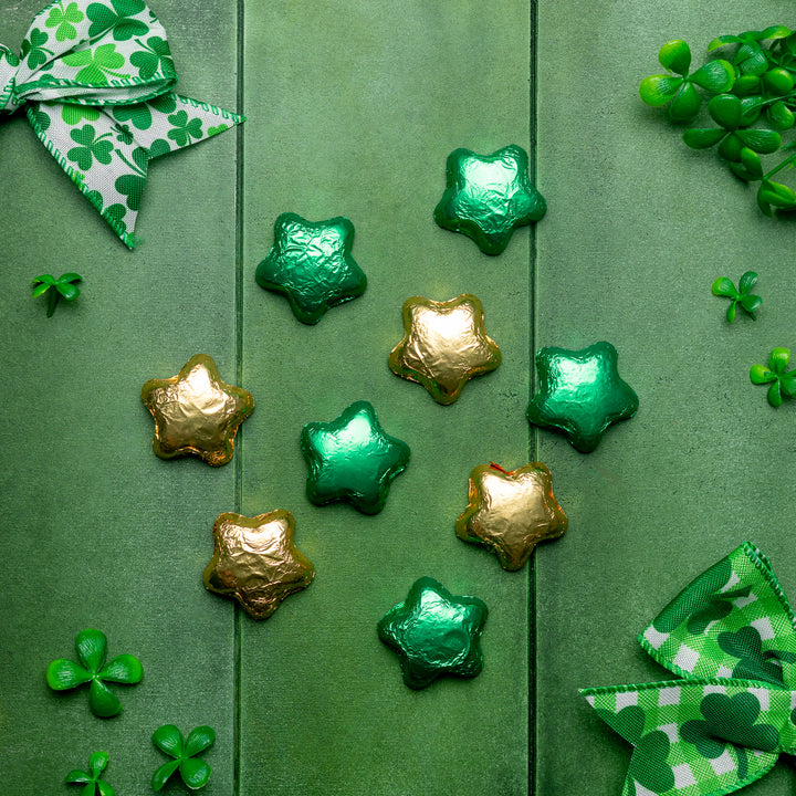 Milk Chocolate Foiled Stars