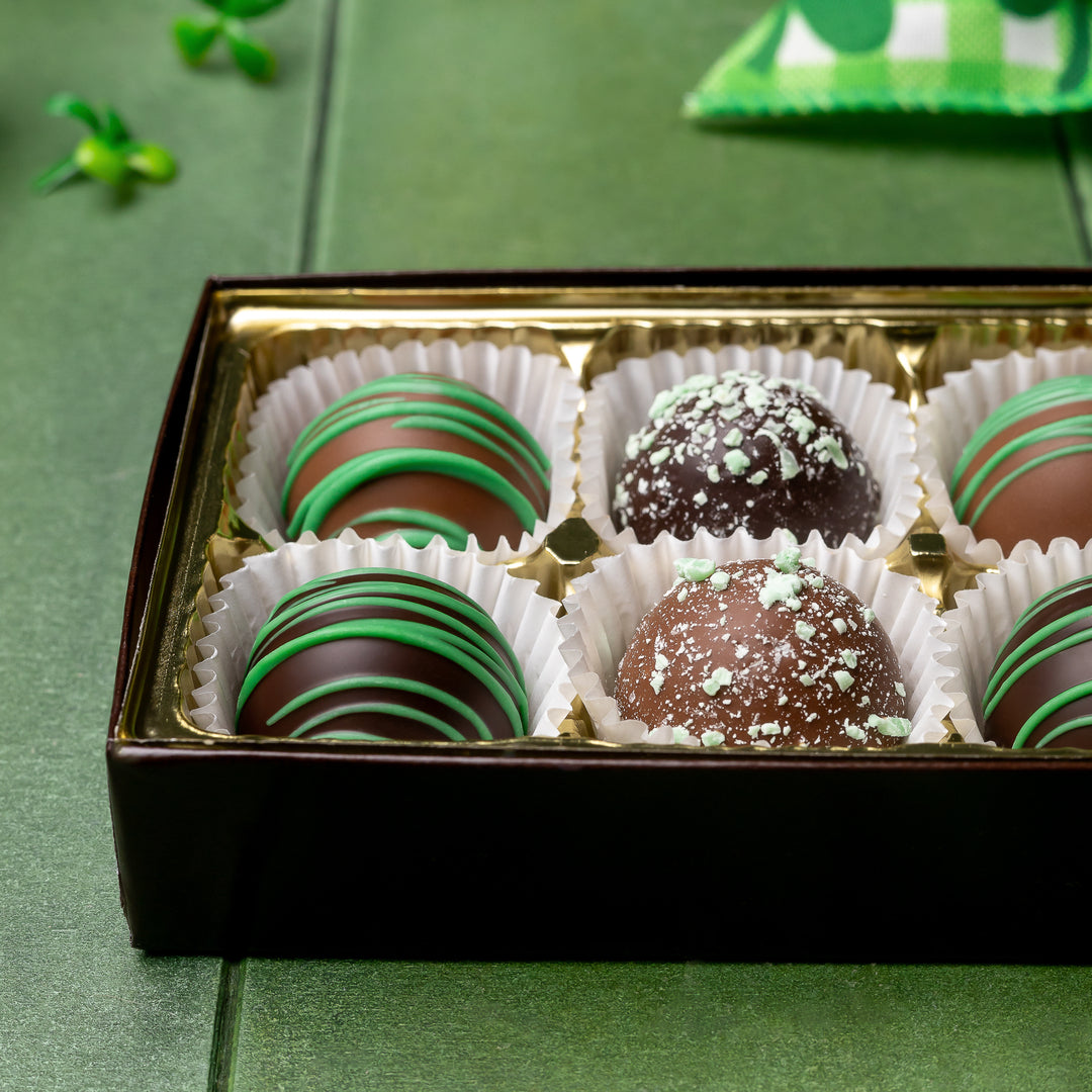 Seasonal 6-Piece Truffle Assortment - St. Patrick&