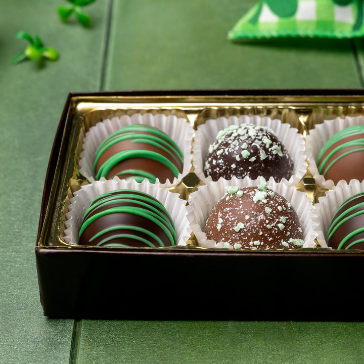 Seasonal 6-Piece Truffle Assortment - St. Patrick&