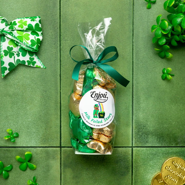 Milk Chocolate Foiled Stars