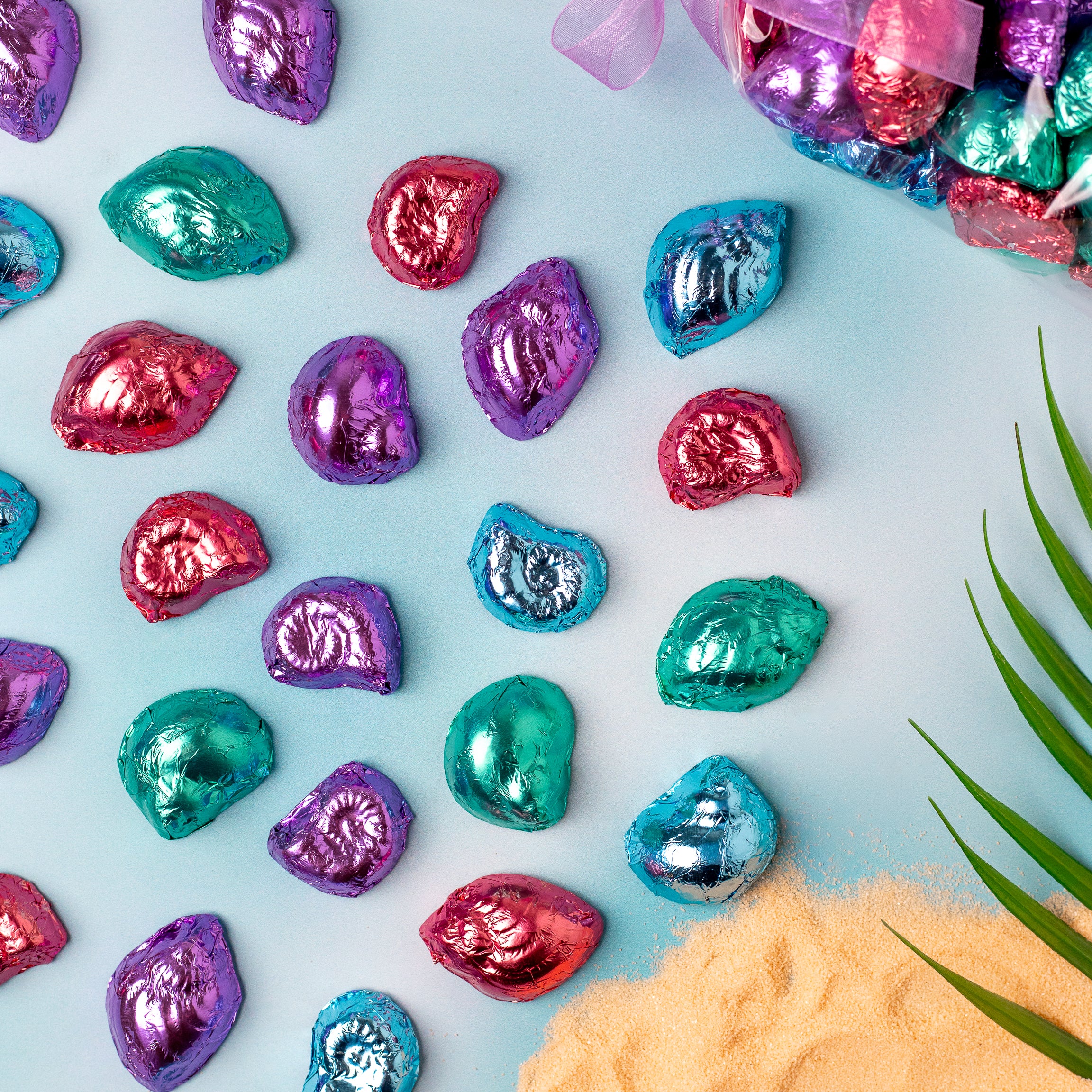 Foiled Chocolate Seashells – Enjou Chocolat