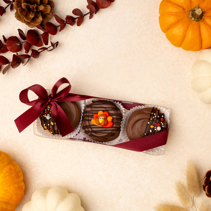 3-Piece Decorated Oreo Box - Thanksgiving