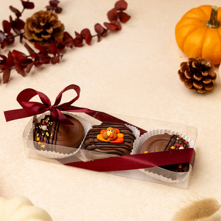 3-Piece Decorated Oreo Box - Thanksgiving