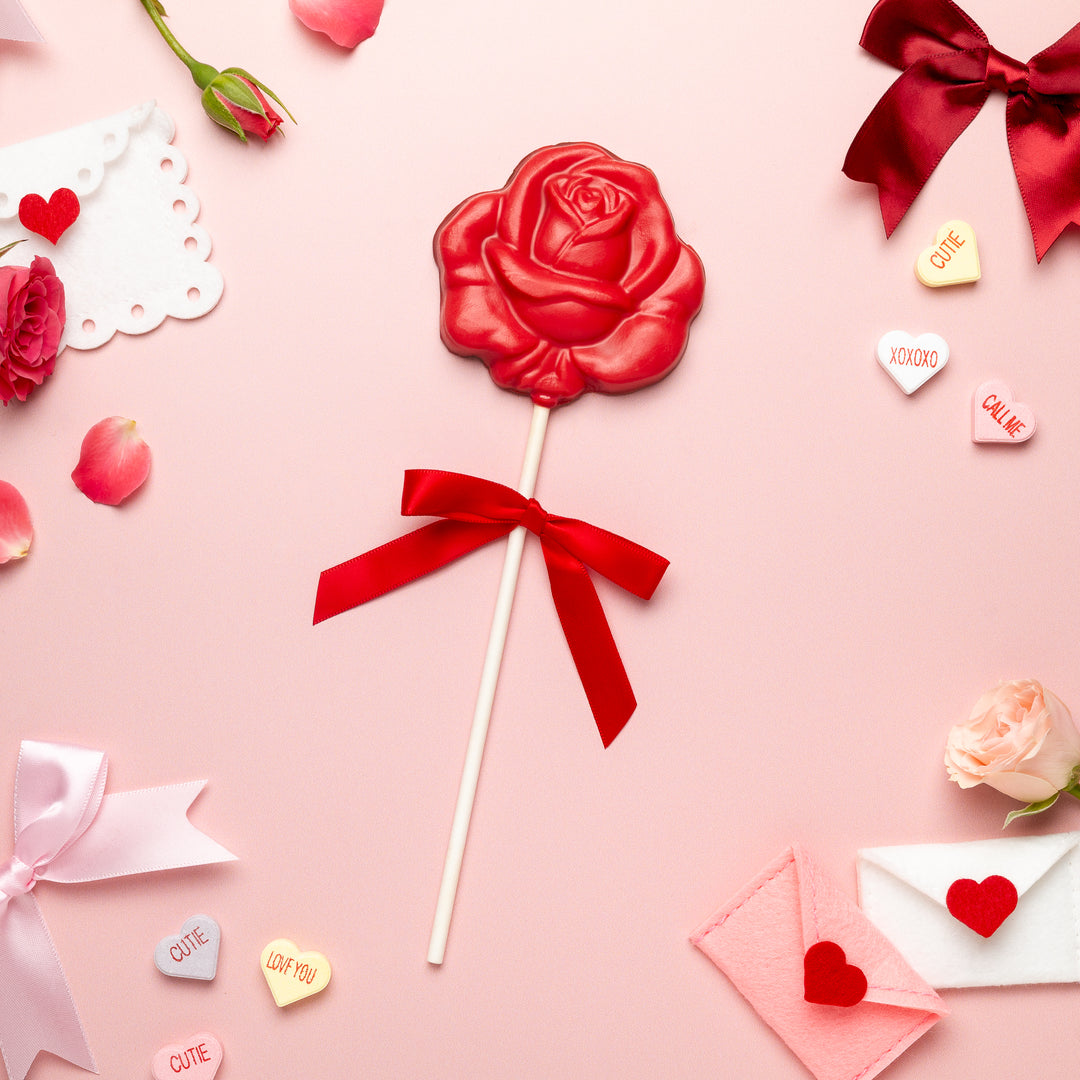 Red Rose Lolly