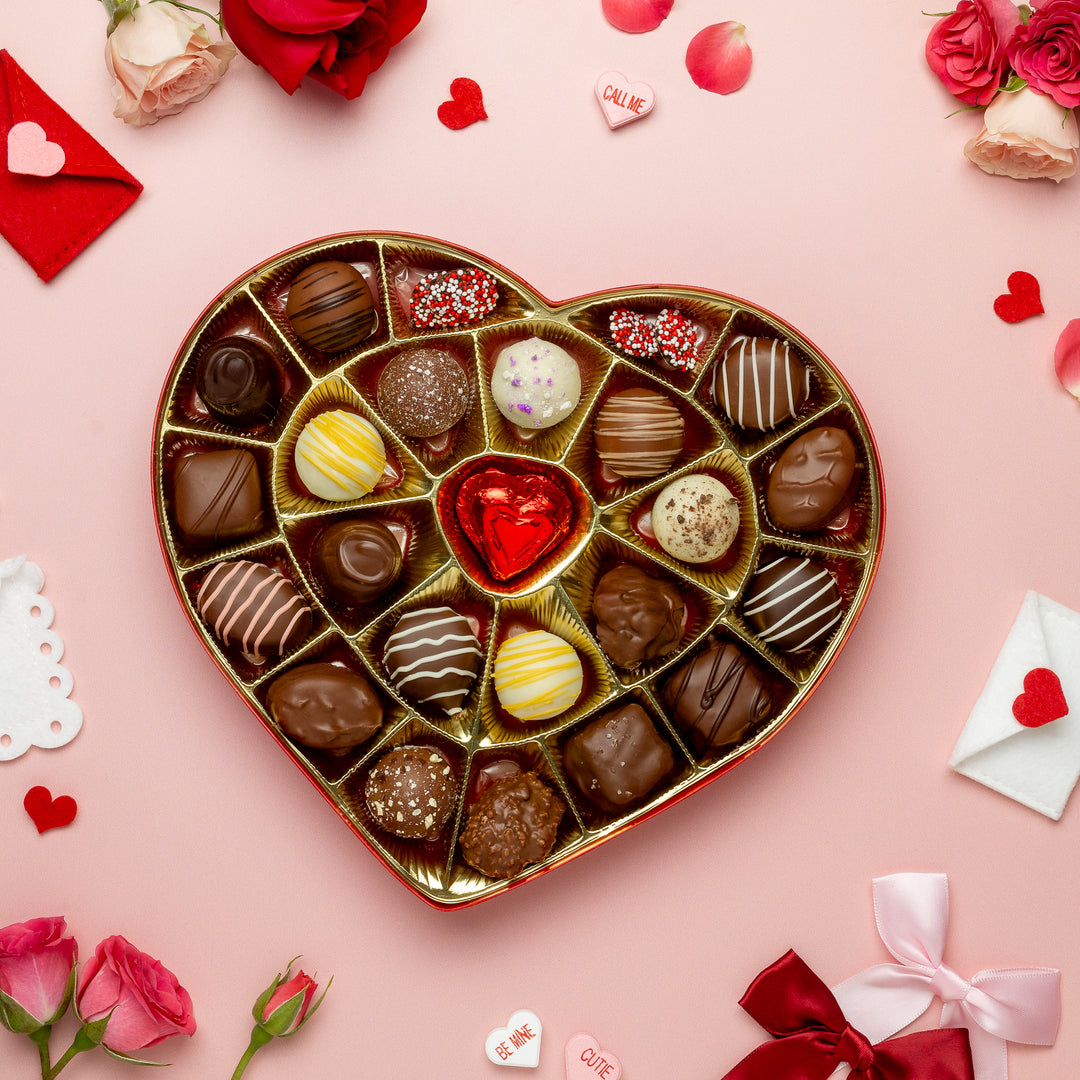 Custom Connoisseur Collection Heart Box - Large