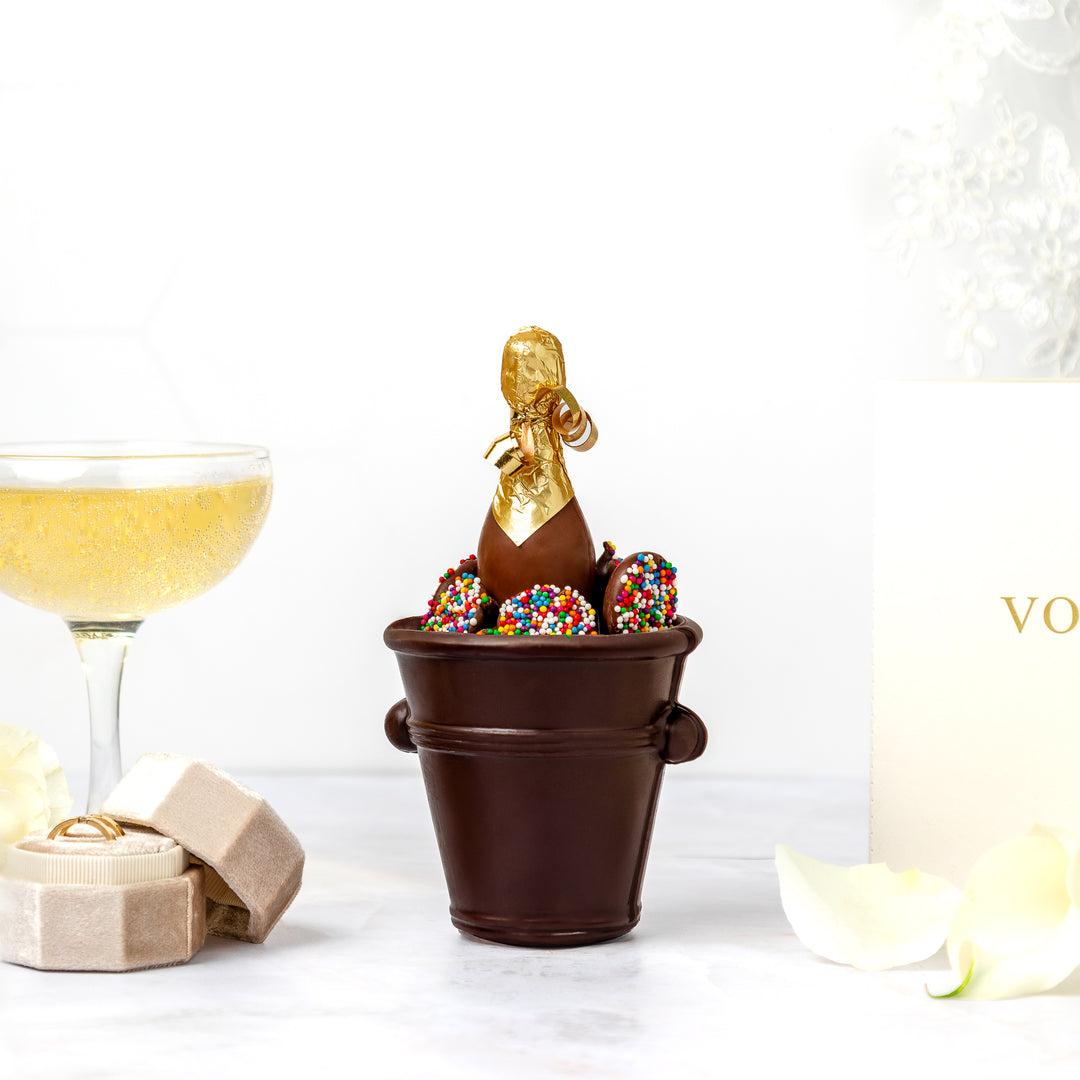 Champagne Bucket and Bottle Favor