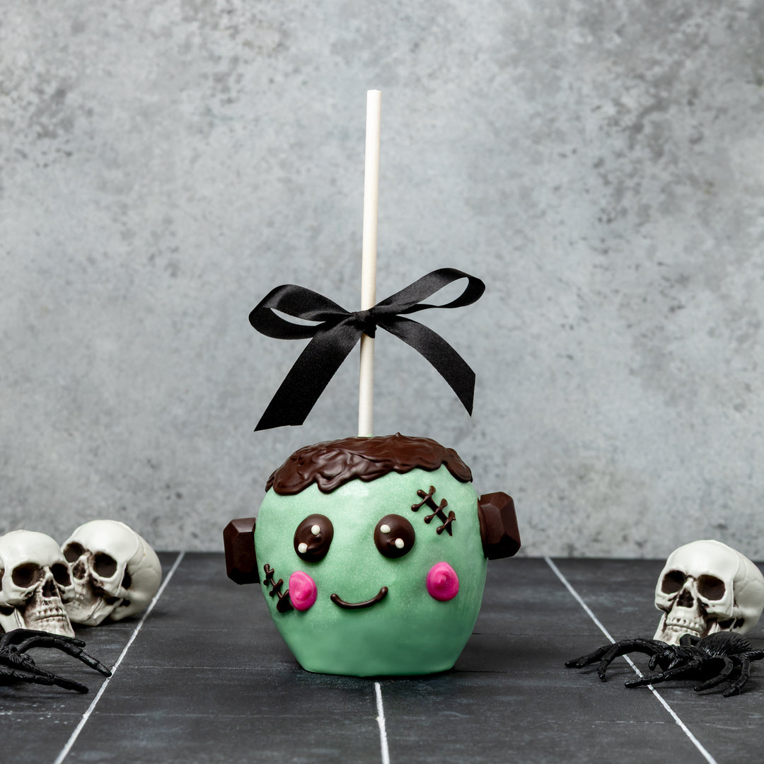 Frankenstein Chocolate Caramel Apple