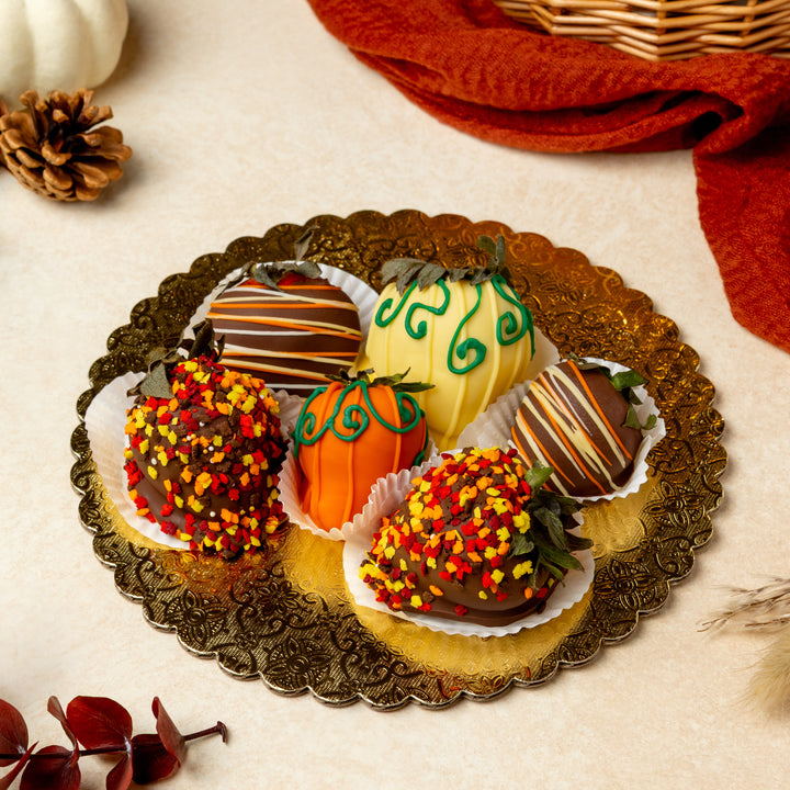 Fall Harvest 6-Piece Strawberry Platter