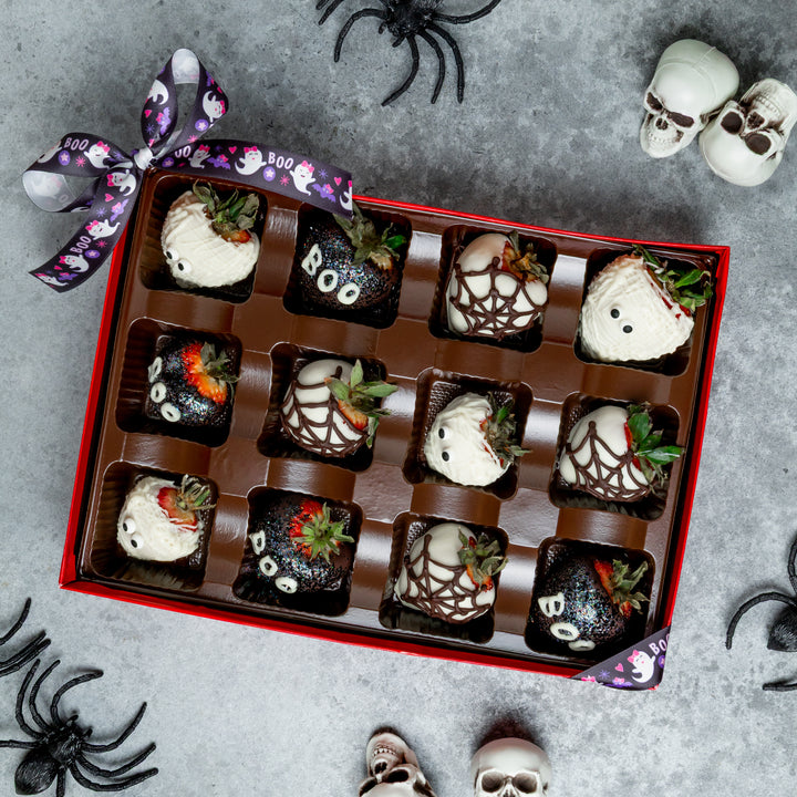 Halloween 12-Piece Strawberry Gift Box