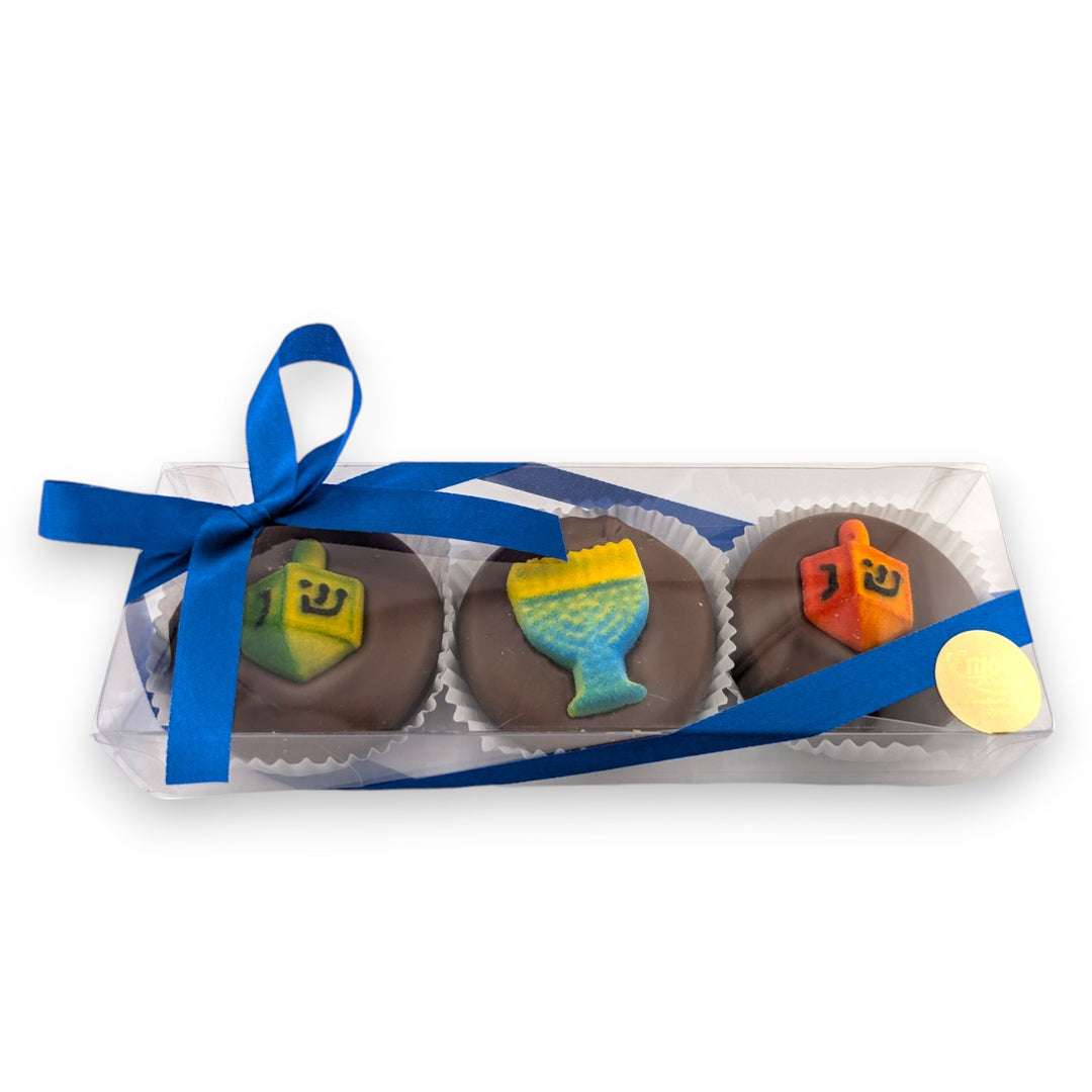 3 Piece Decorated Oreo Box - Hannukkah