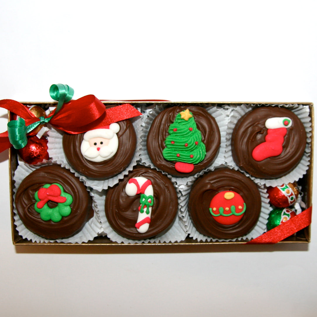 Decorated Christmas Oreos 6 Piece