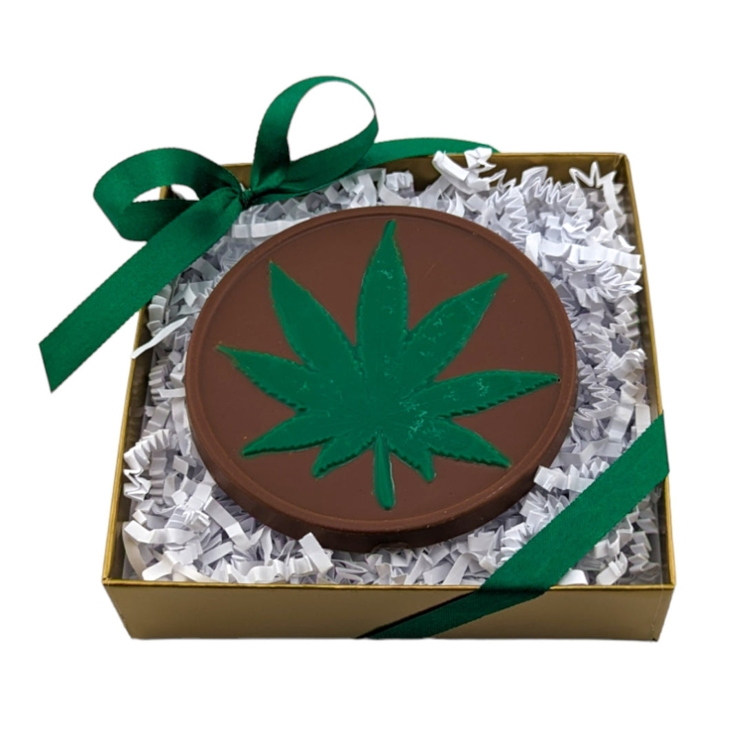 Marijuana Leaf Disc