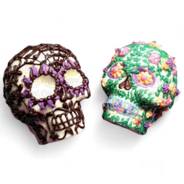 Mama Vida y Papa Muerte Skulls