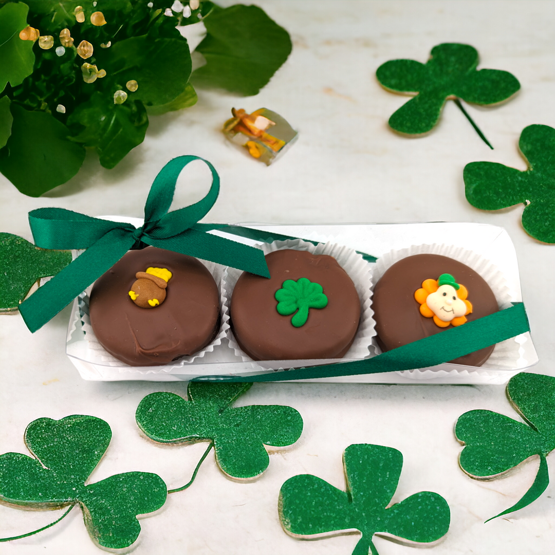 St. Patrick's Chocolate Covered Oreos Box of 3