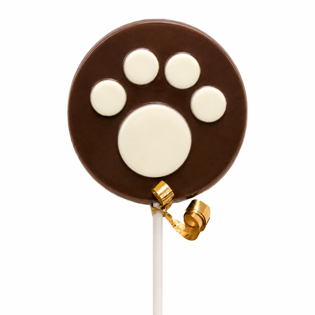 Paw Print Disc Lolly
