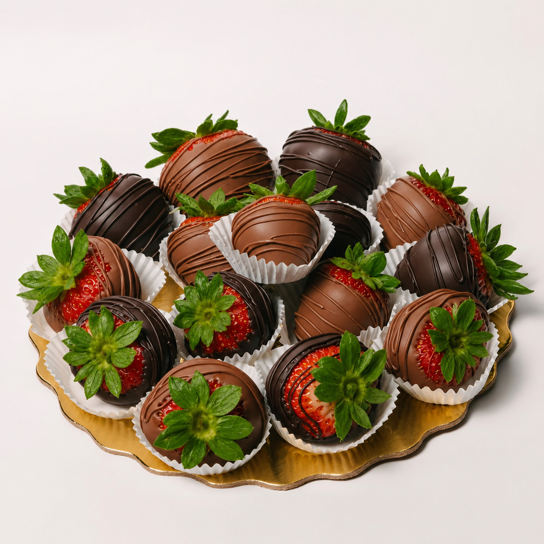 One Pound of Chocolate Covered Strawberries