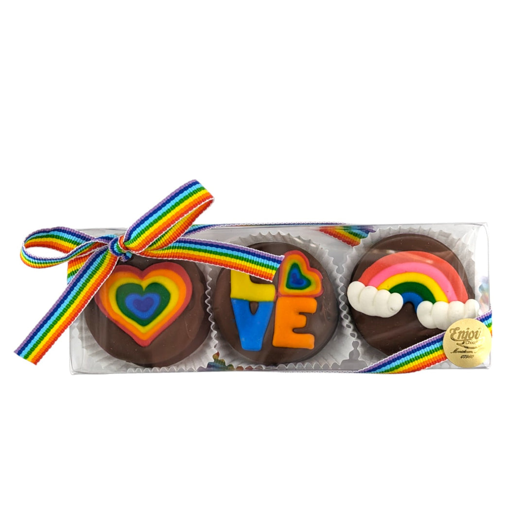 3 Piece Decorated Oreo Box - Pride