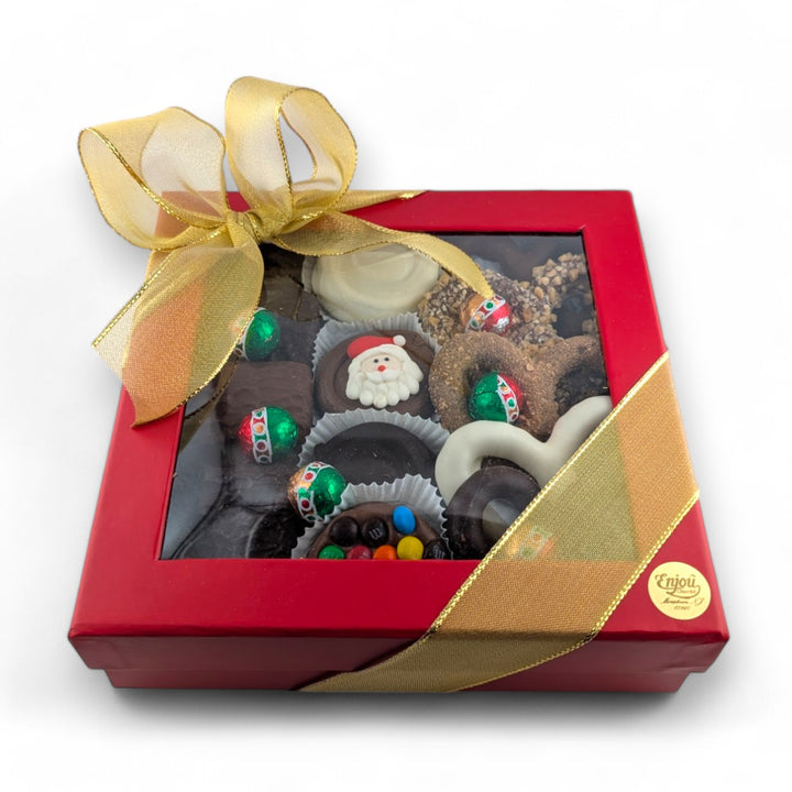 Pretzel, Graham & Oreo Clear Window Christmas Box